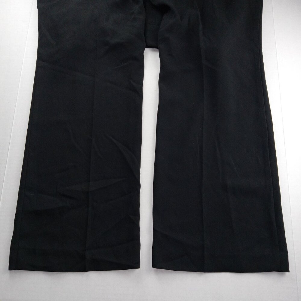 Express Women's Super High Rise Wide Leg Pant Size 14S Black Belted Pleated - Picture 5 of 9